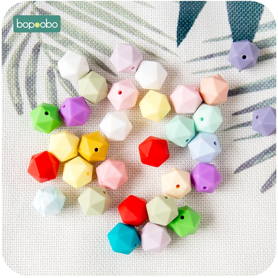 Silicone Teething Beads Baby Accessory (10 pcs)